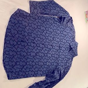 Jhane Barnes Silk Cotton Vintage Shirt